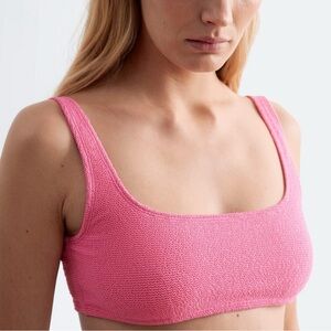 & other stories pink bikini top - size 4